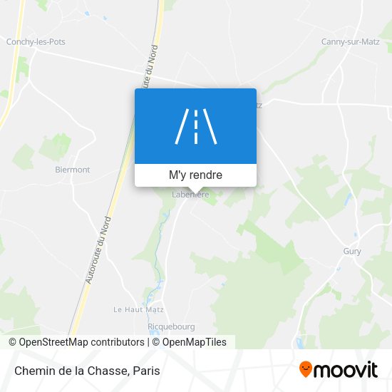 Chemin de la Chasse plan