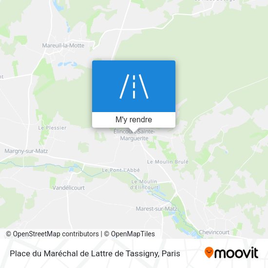 Place du Maréchal de Lattre de Tassigny plan