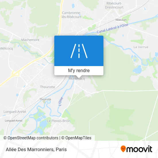 Allée Des Marronniers plan