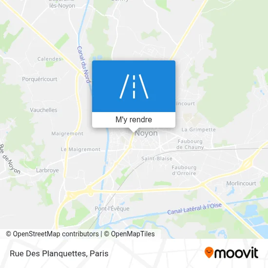 Rue Des Planquettes plan
