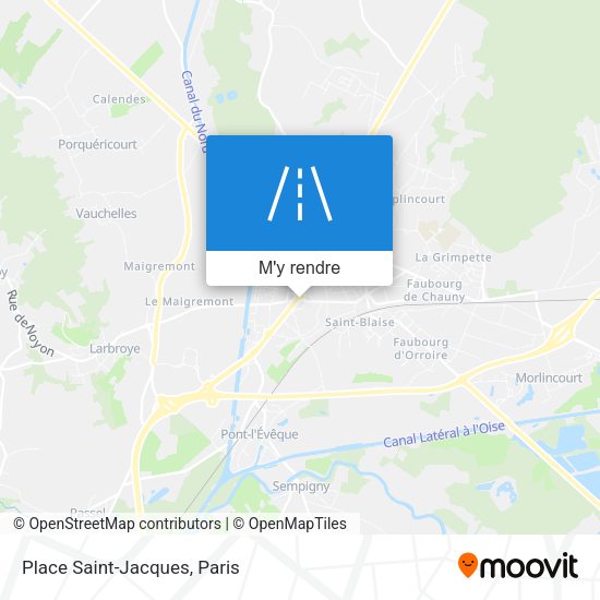 Place Saint-Jacques plan