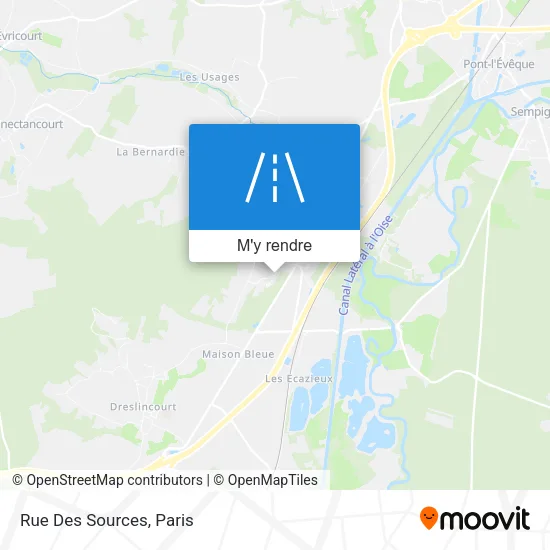 Rue Des Sources plan