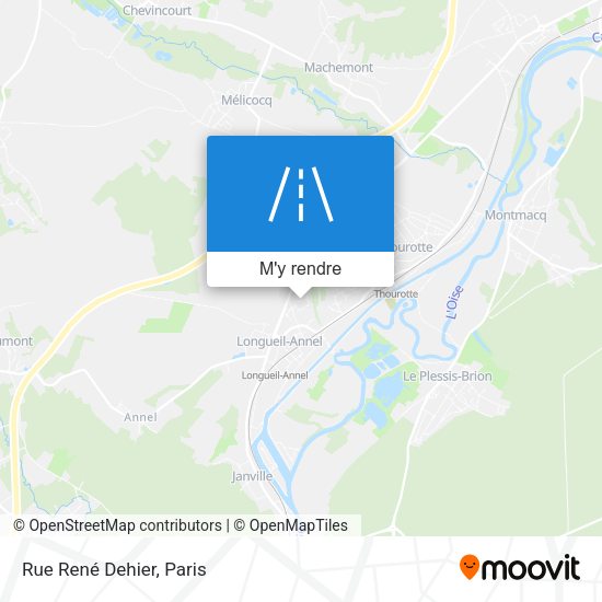 Rue René Dehier plan