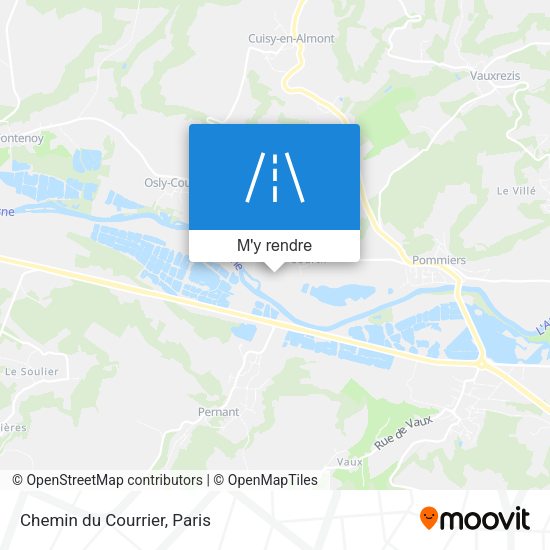 Chemin du Courrier plan