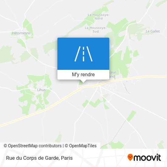 Rue du Corps de Garde plan
