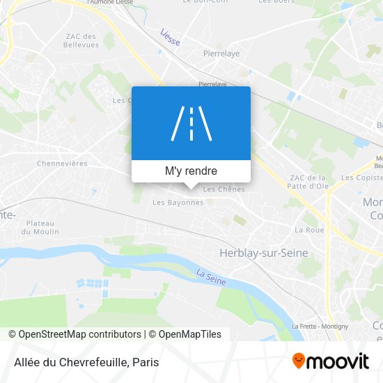 Allée du Chevrefeuille plan