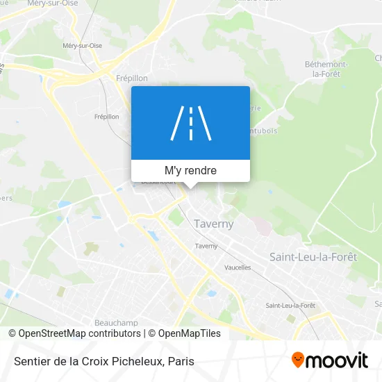 Sentier de la Croix Picheleux plan