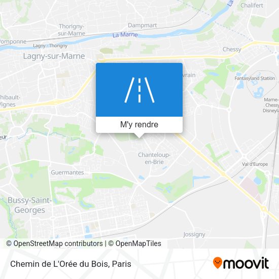 Chemin de L'Orée du Bois plan