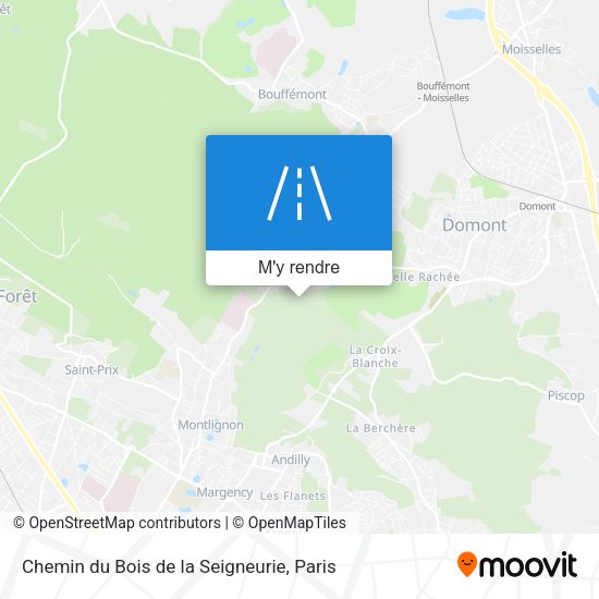 Chemin du Bois de la Seigneurie plan