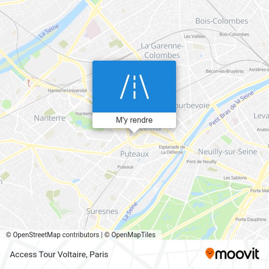 Access Tour Voltaire plan