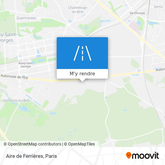 Aire de Ferrières plan