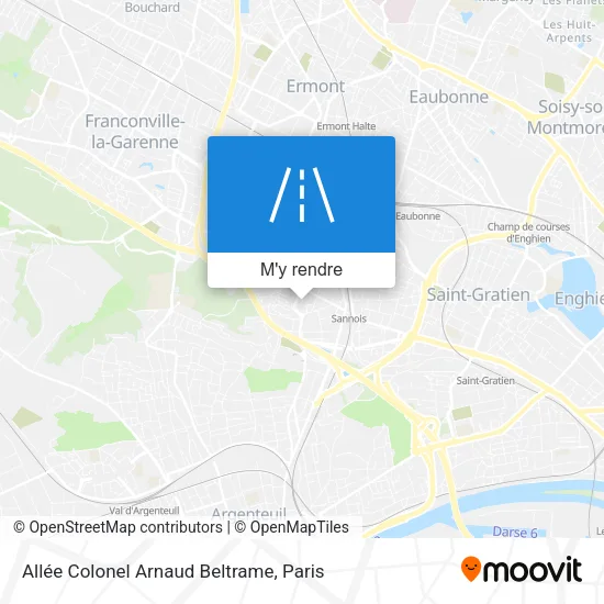 Allée Colonel Arnaud Beltrame plan