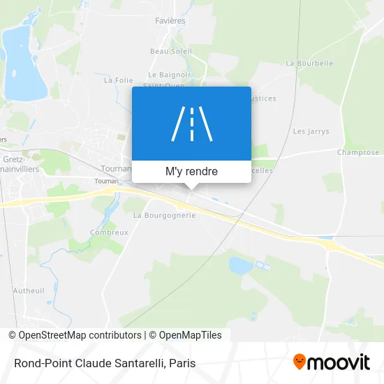 Rond-Point Claude Santarelli plan