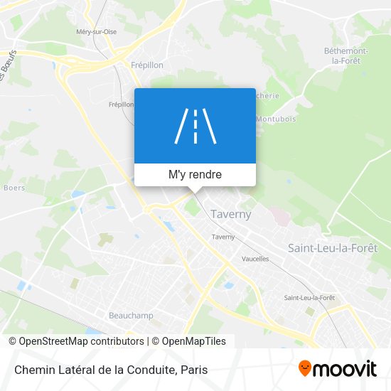 Chemin Latéral de la Conduite plan