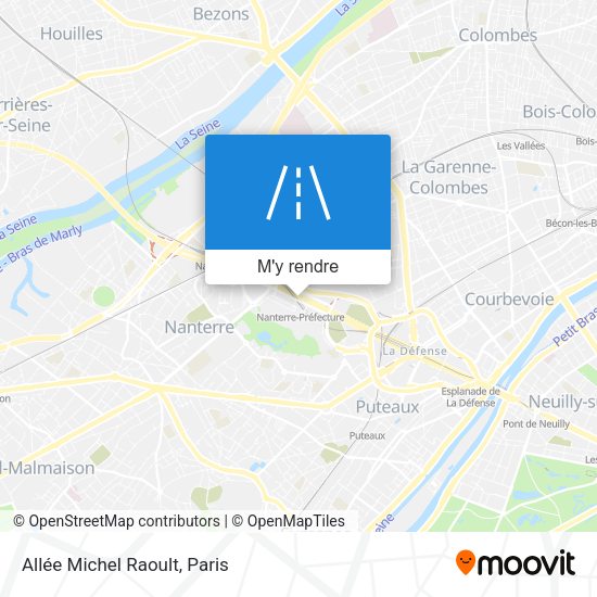 Allée Michel Raoult plan