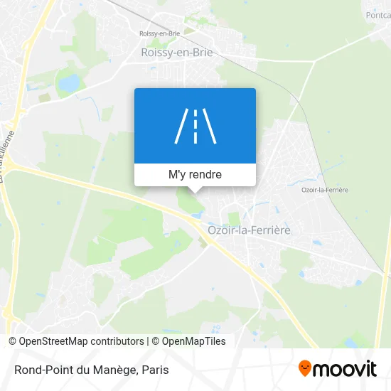 Rond-Point du Manège plan