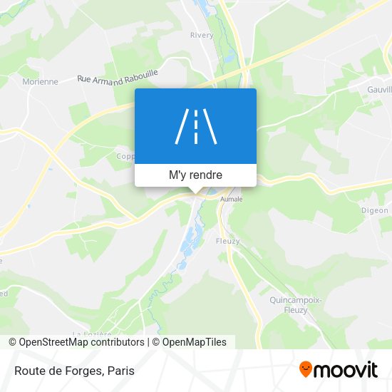 Route de Forges plan