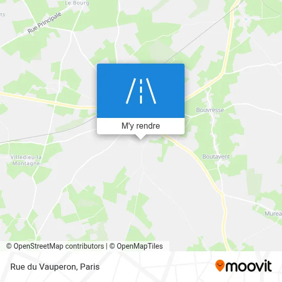 Rue du Vauperon plan