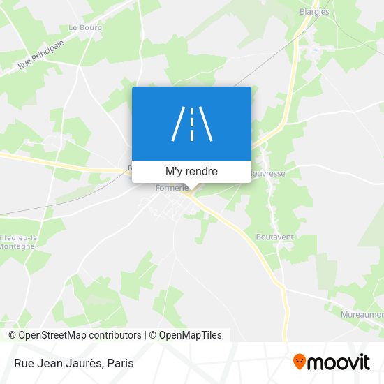 Rue Jean Jaurès plan