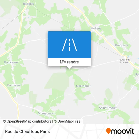 Rue du Chauffour plan