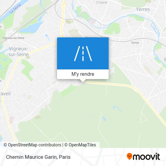 Chemin Maurice Garin plan