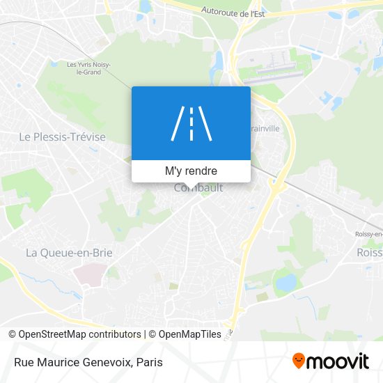 Rue Maurice Genevoix plan