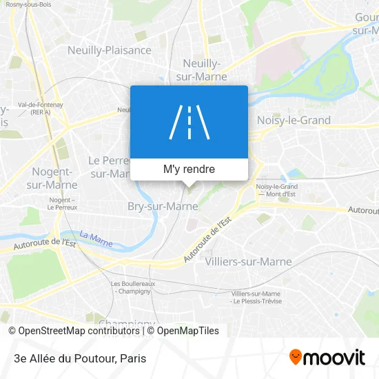 3e Allée du Poutour plan
