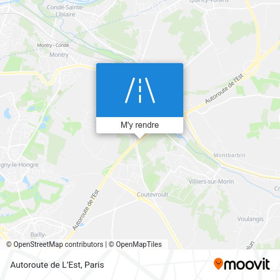 Autoroute de L’Est plan