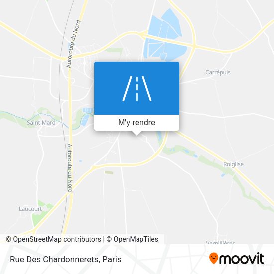Rue Des Chardonnerets plan