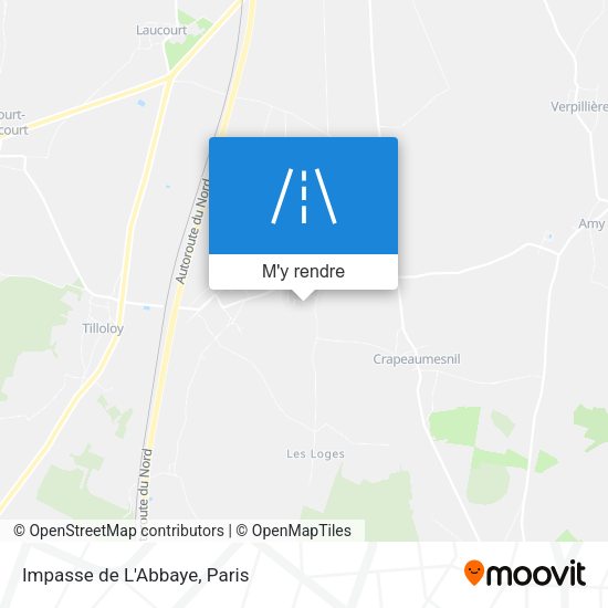 Impasse de L'Abbaye plan