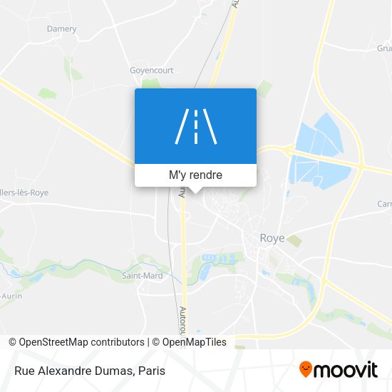 Rue Alexandre Dumas plan