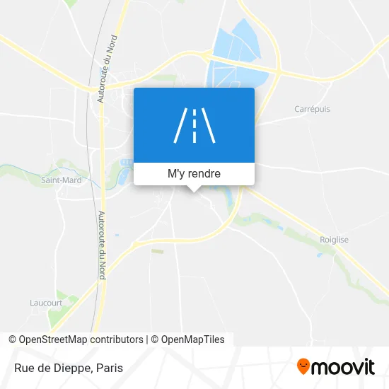 Rue de Dieppe plan