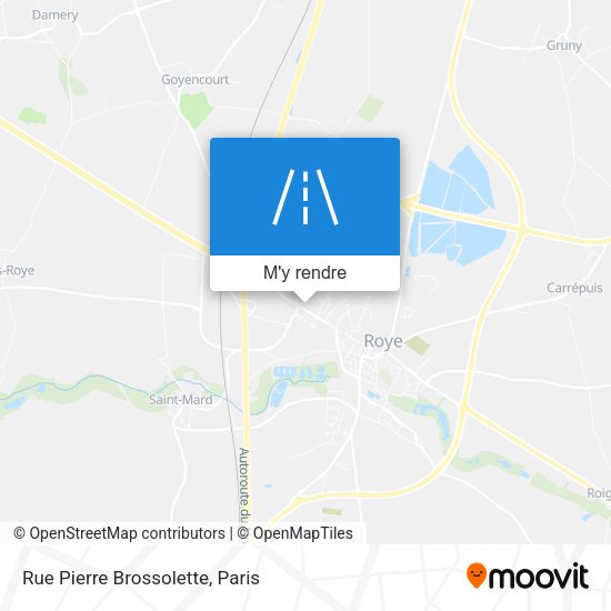 Rue Pierre Brossolette plan