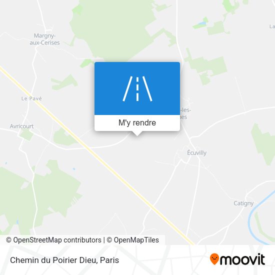 Chemin du Poirier Dieu plan