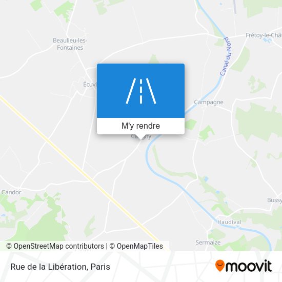 Rue de la Libération plan