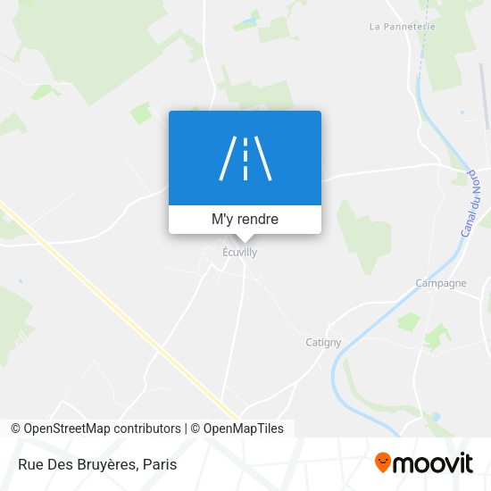Rue Des Bruyères plan