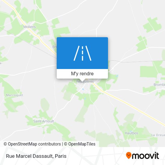 Rue Marcel Dassault plan