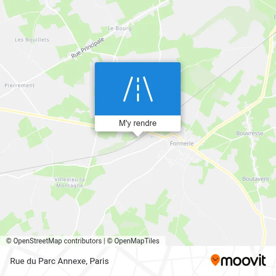 Rue du Parc Annexe plan