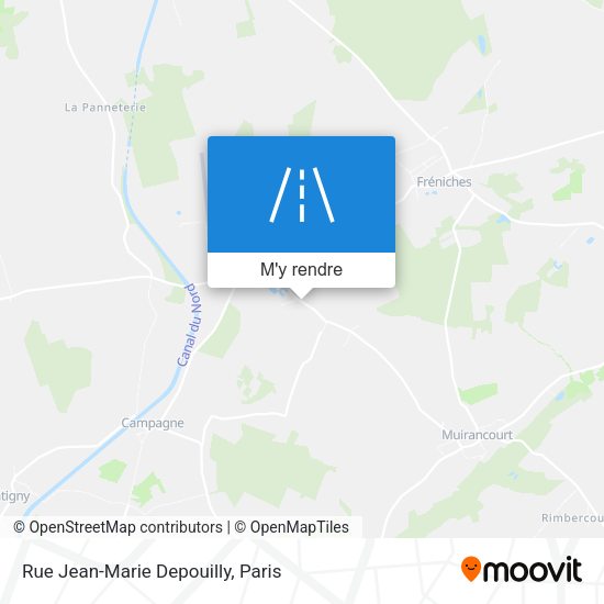 Rue Jean-Marie Depouilly plan