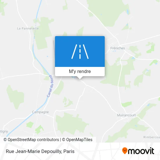 Rue Jean-Marie Depouilly plan