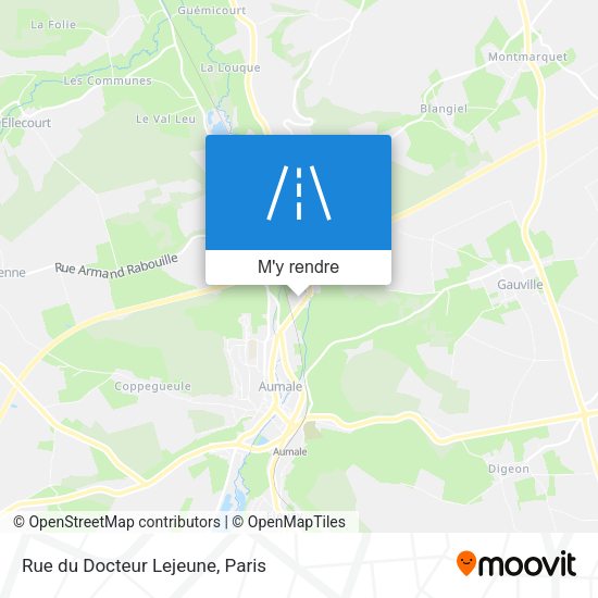Rue du Docteur Lejeune plan