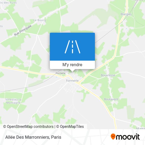 Allée Des Marronniers plan