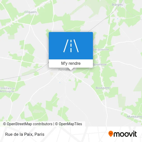 Rue de la Paix plan