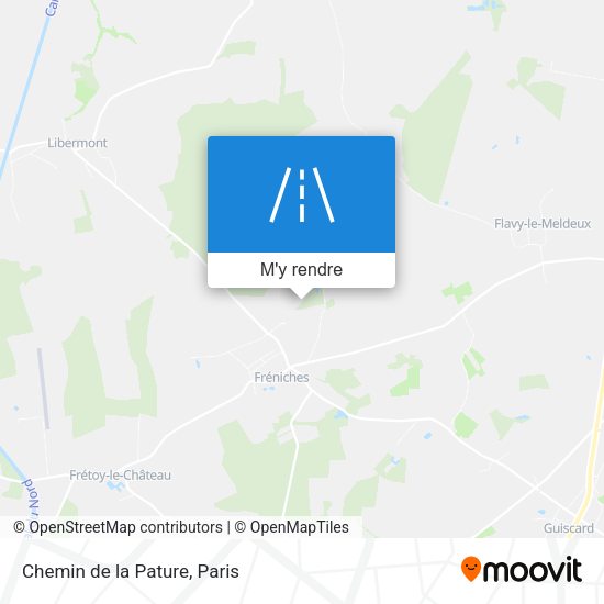 Chemin de la Pature plan