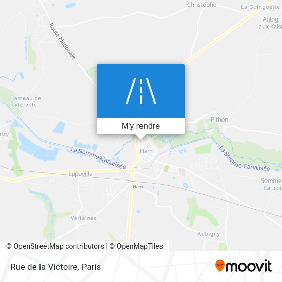 Rue de la Victoire plan