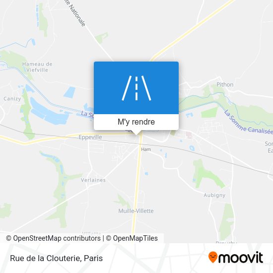 Rue de la Clouterie plan