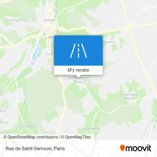 Rue de Saint-Samson plan