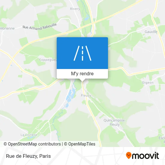 Rue de Fleuzy plan