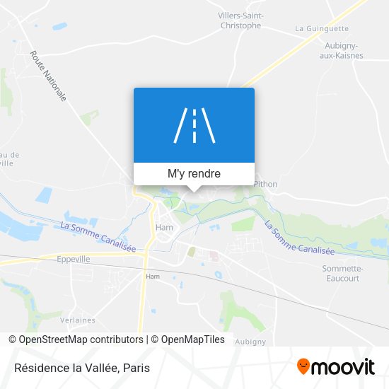 Résidence la Vallée plan