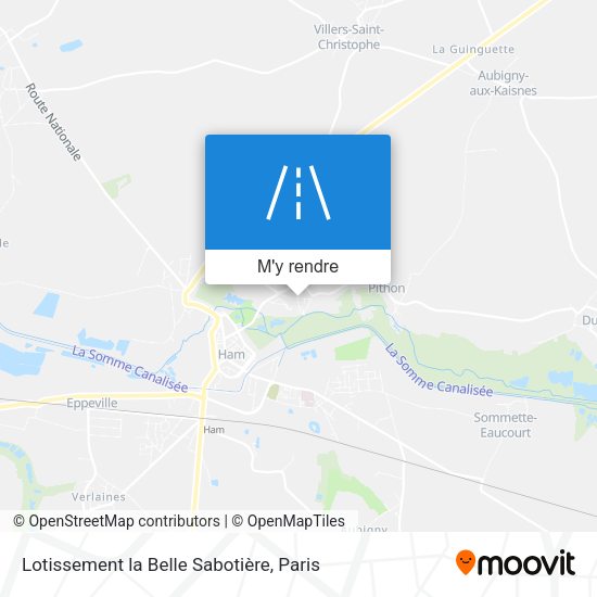 Lotissement la Belle Sabotière plan